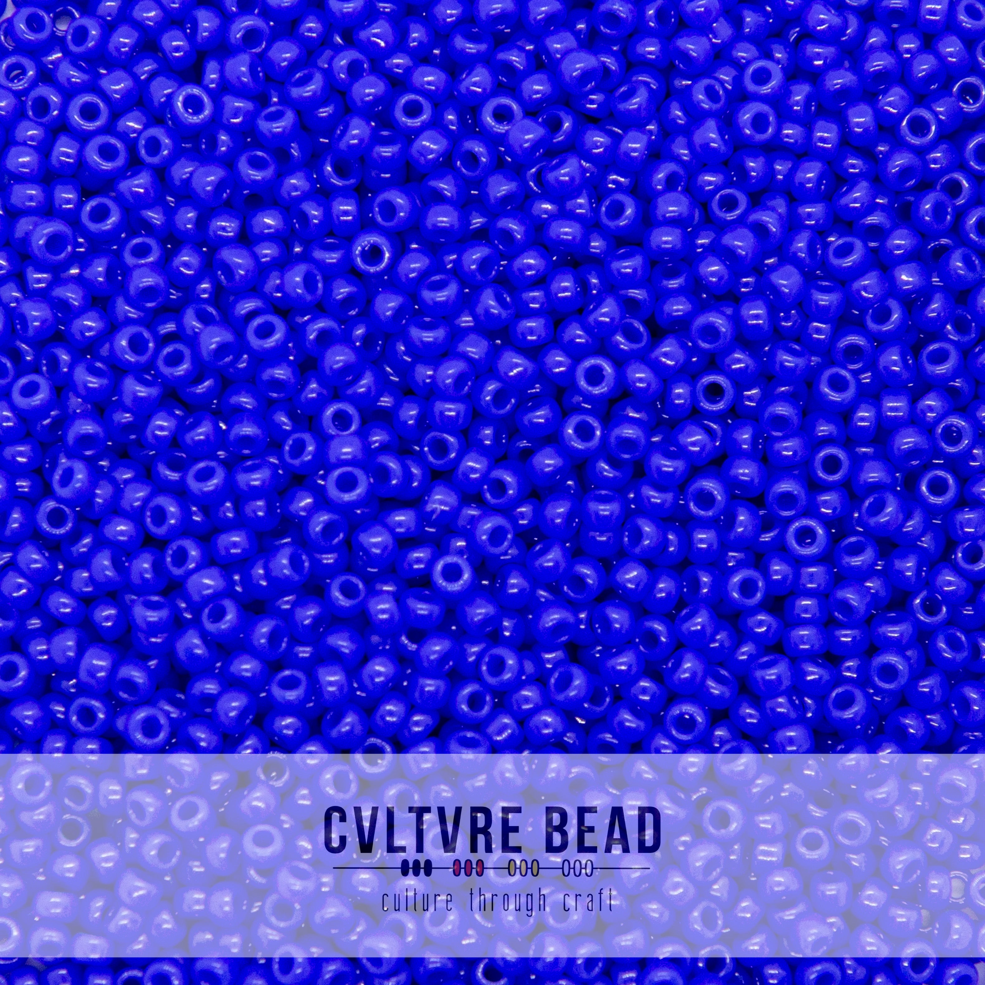 11/0 Opaque Blue - 23g - Miyuki Seed Bead